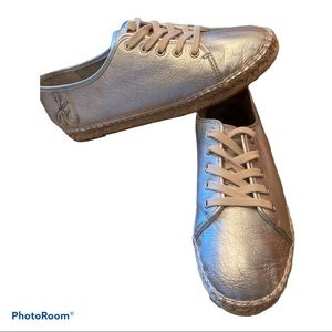 - Sam Edelman leather espadrille sneakers.8.5